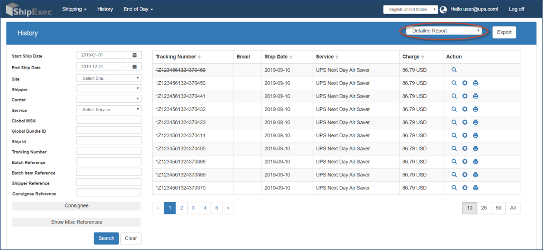 Viewing reports